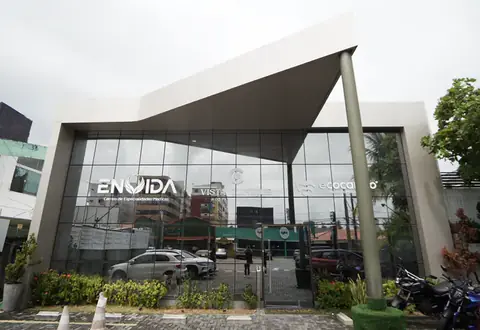 Fachada da Clínica Envida, onde fica a unidade Bessa da Ecocardio, em João Pessoa